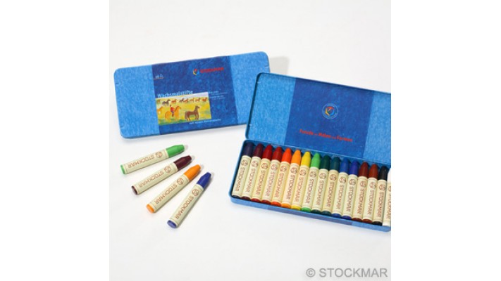 Stockmar wax crayons - 16 colours