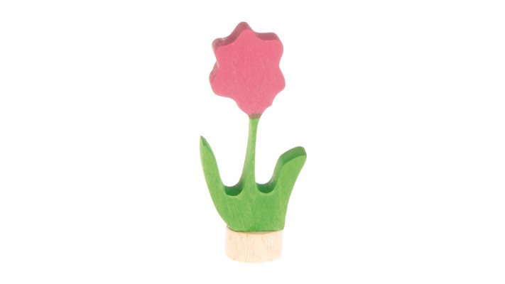 Figurine décorative - fleur rose