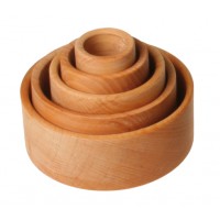 Stackable wooden cylinders