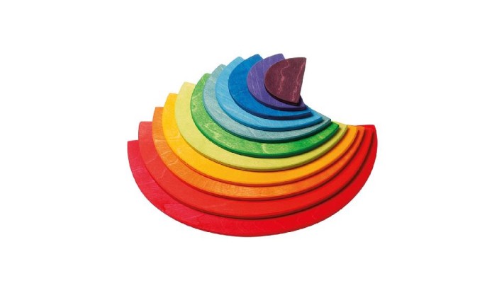  Large rainbow half-circles