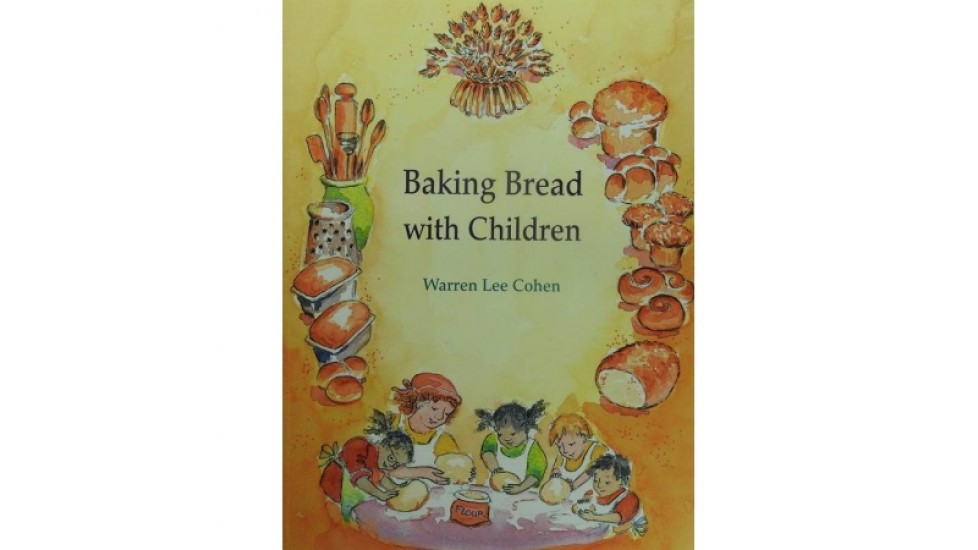 Baking bread with children 