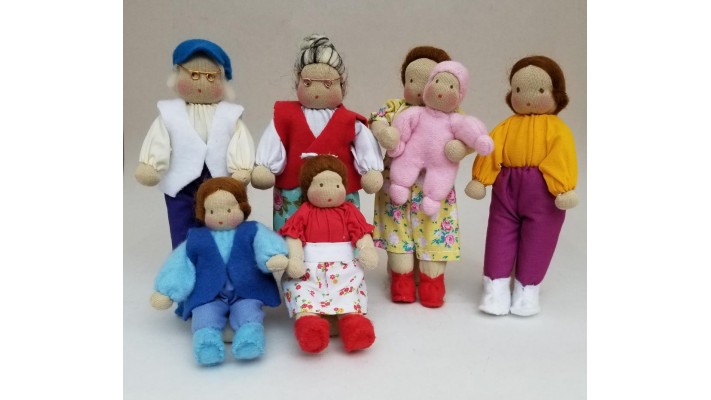 Dolls  from Brazil, family