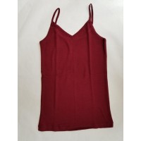 Wool and silk underwear for women, camisole with thin straps / tank top