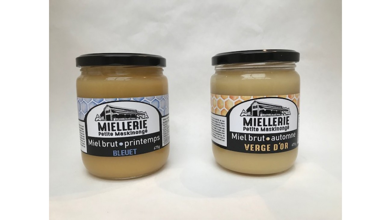 Miel brut de la MIELLERIE Petite Maskinongé 675 g – Semences du